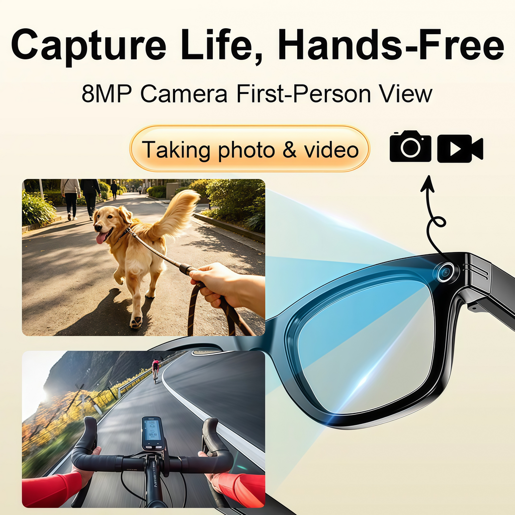 LUSBY Camera AI Glasses