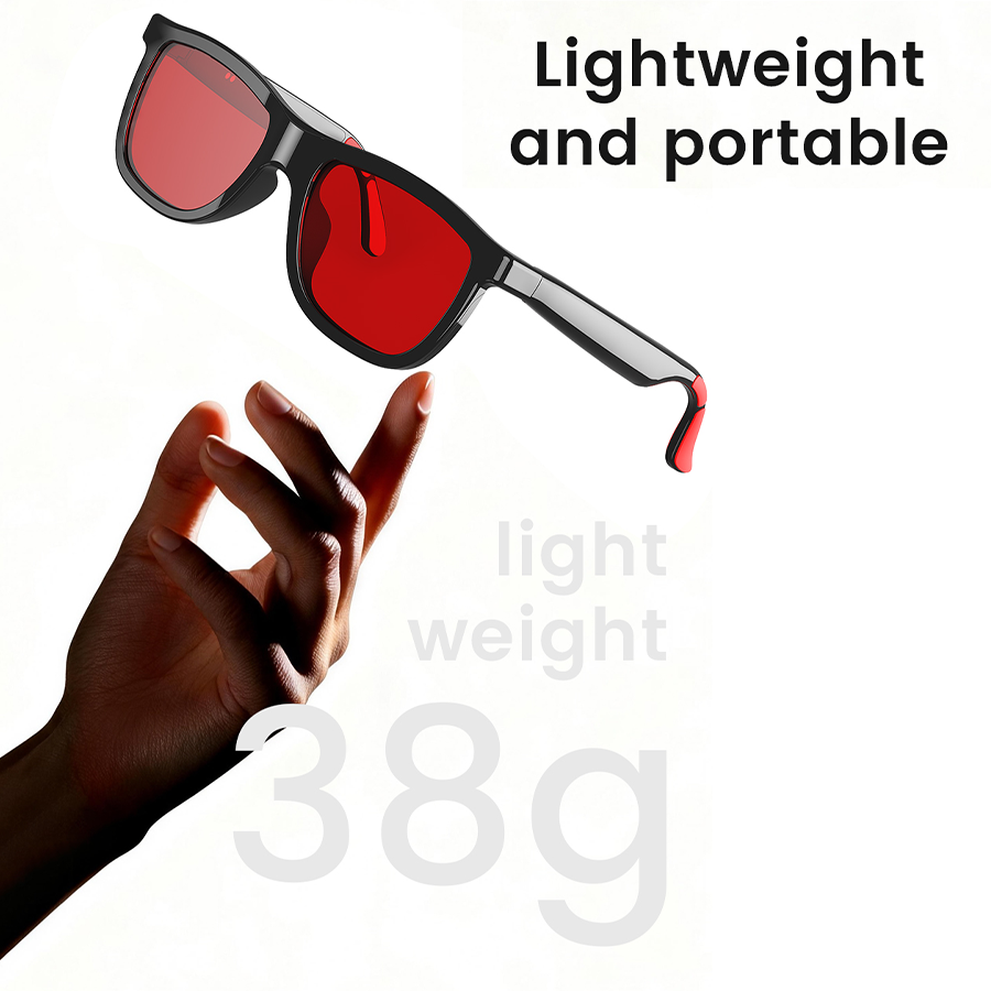 LUSBY Audio AI Glasses