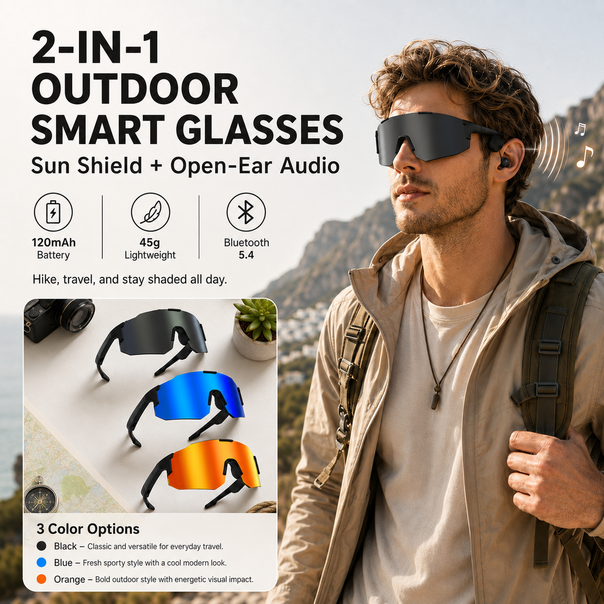 LUSBY Sport AI Glasses