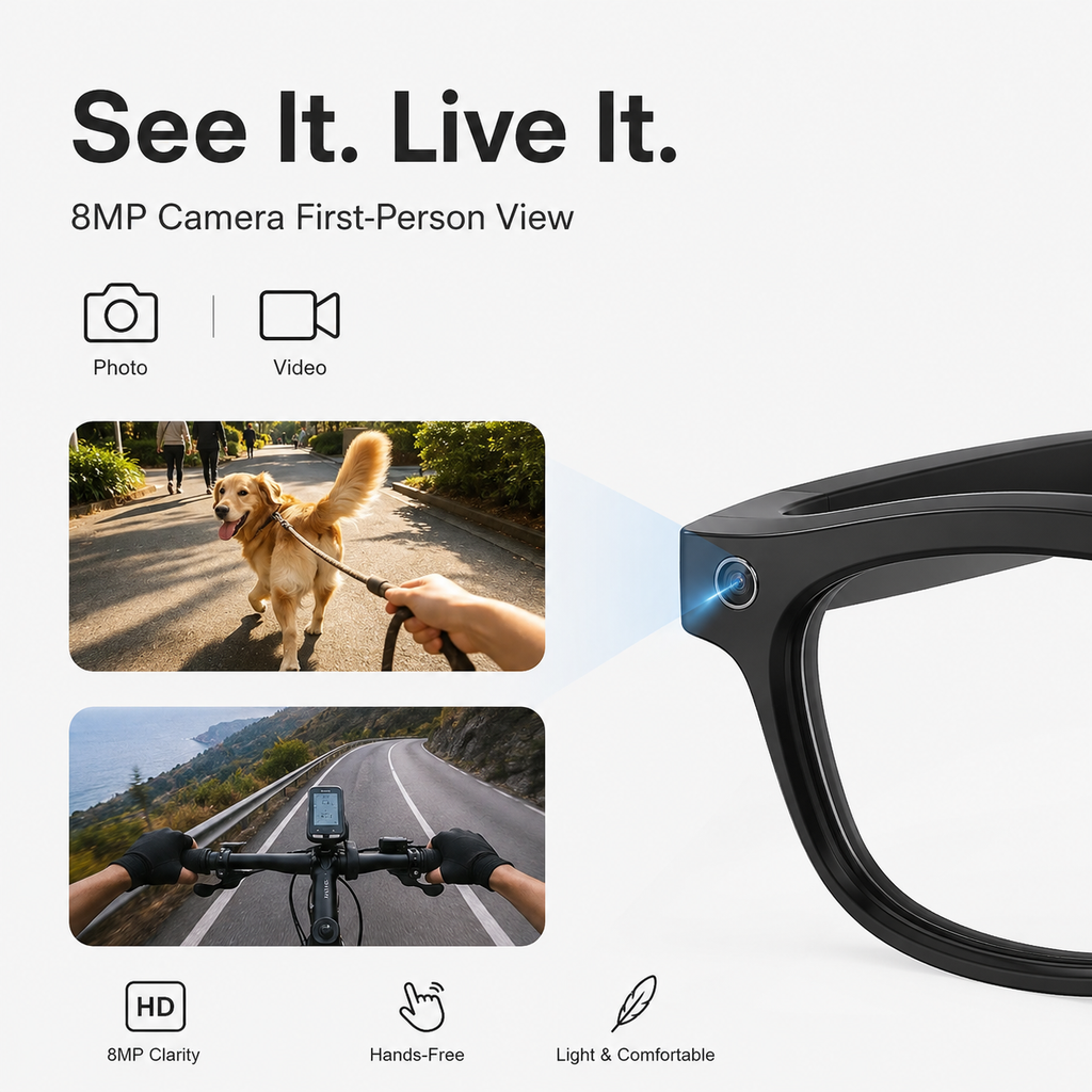 LUSBY Camera AI Glasses