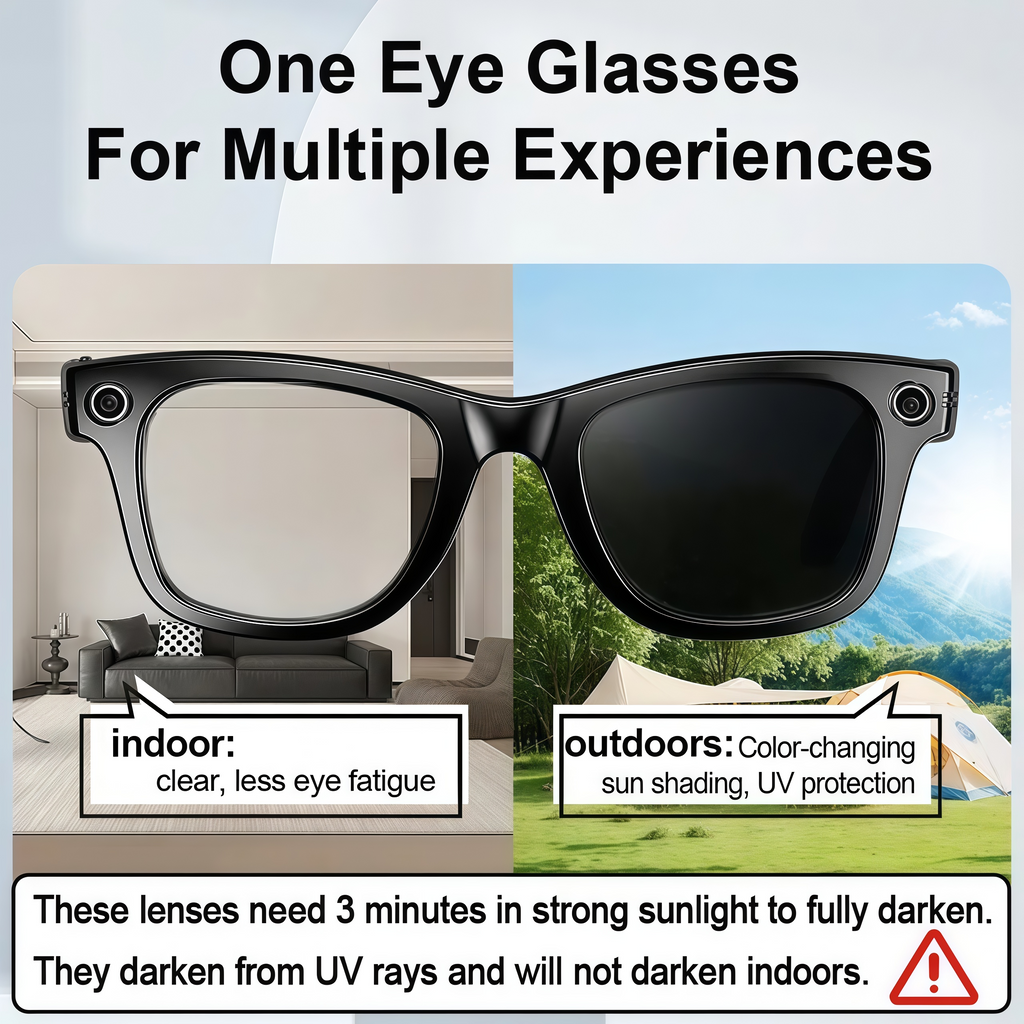 LUSBY Camera AI Glasses